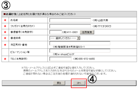 お客様の情報入力イメージ3